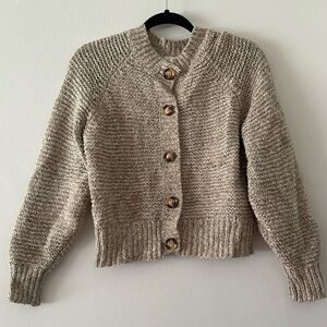 Tan cardigan
